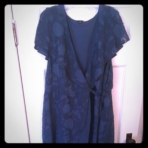 Wrap Dress - Layered Tulip Hem - Plus - Torrid